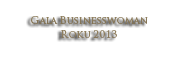 Gala Businesswoman Roku 2013