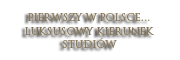 Luksusowy kierunek studiów